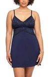 Montelle Intimates Modal Blend Short Chemise In Twilight