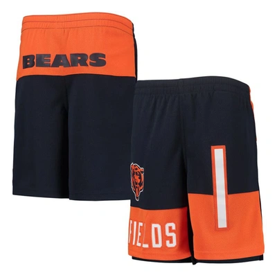 OUTERSTUFF YOUTH JUSTIN FIELDS NAVY CHICAGO BEARS NAME & NUMBER PLAYER SHORTS