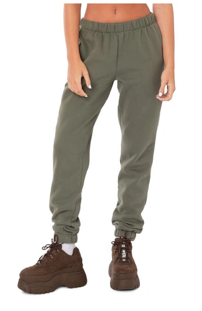 Edikted Joni Sweatpants In Olive