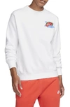 Nike Have A  Day Crewneck Sweatshirt In White