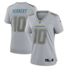 NIKE NIKE JUSTIN HERBERT GRAY LOS ANGELES CHARGERS ATMOSPHERE FASHION GAME JERSEY