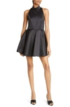 Rotate Birger Christensen Rotate 'cora' Short Dress In Black
