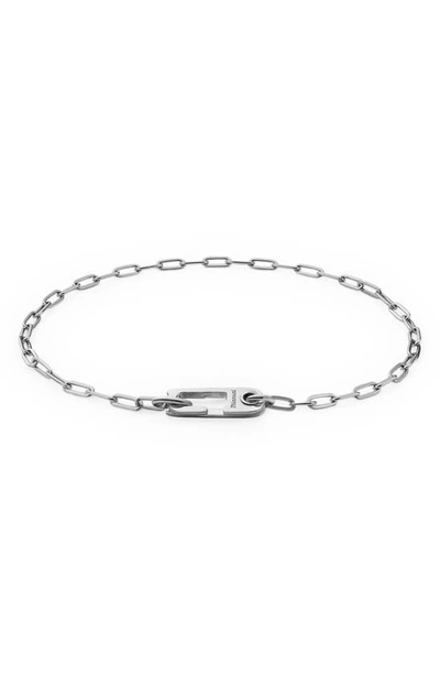 Miansai Annex Volt Link Bracelet In Polished Silver
