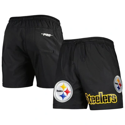 Pro Standard Black Pittsburgh Steelers Woven Shorts