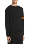 ZEGNA SIGNIFIER HIGH PERFORMANCE™ STRIPE WOOL SWEATER