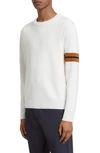 Zegna Pull Ras Du Cou En Laine High Performance Blanc In White