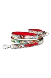 CHRISTIAN LOUBOUTIN LOUBILEASH COMIC PATENT LEATHER LEASH