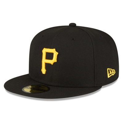 New Era Men's Pittsburgh Pirates Game Authentic Collection On-field 59fifty Fitted Cap In Black