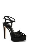 Paige Charlee Ankle Strap Platform Sandal In Black