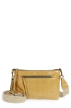 Isabel Marant New Nessah Leather Crossbody Bag In Beige