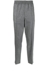 Moncler Tapered Track Pants In Grey