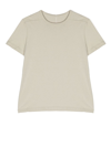 Rick Owens Cotton Jersey T-shirt In Neutrals