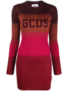 Gcds Wide-stripe-pattern Mini Dress In Multicolour