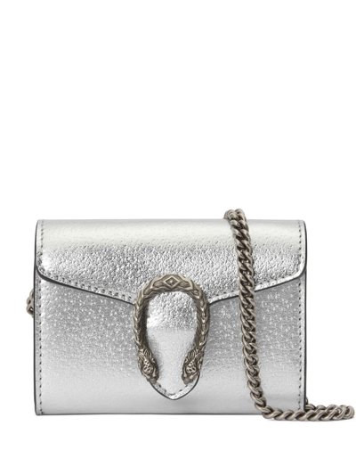 Gucci Dionysus Chain Wallet In Grey
