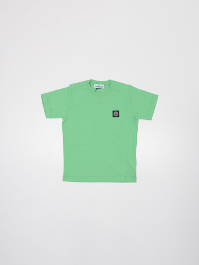 Stone Island Junior Kids' T-shirt T-shirt In Verde | ModeSens