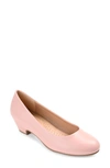 Journee Collection Saar Kitten Heel Pump In Blush