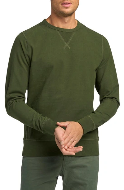 Good Man Brand Flex Pro Jersey Victory Crewneck Sweatshirt In Kombu Green