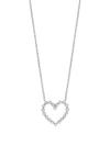 Bony Levy Liora Diamond Heart Pendant Necklace In 18k White Gold