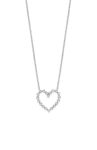 Bony Levy Liora Diamond Heart Pendant Necklace In 18k White Gold