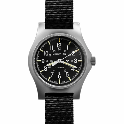 Pre-owned Marathon General Purpose Mechanical Watch W/ Tritium (gpm): Sterile: