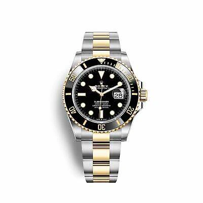 Pre-owned Rolex Submariner 41mm, 18k Yg/ss, Ref 126613ln, Unworn Complete 2024