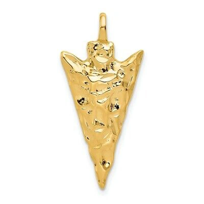 Pre-owned Samajewelers Real 10kt Yellow Gold Arrow Head Charm