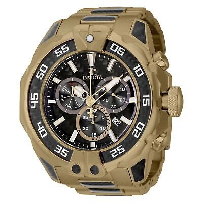 Pre-owned Invicta Watch  Inv37707 Carbon Hawk Men 57 Stainless Steel