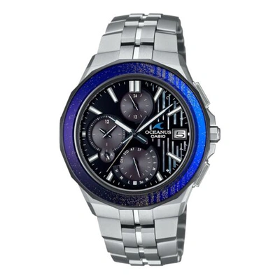 Pre-owned Casio Ocw-s5000mb-1ajf [oceanus Maki-e - Maki-bokashi Nukigaki Taki Mon]