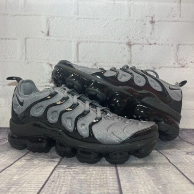 Pre-owned Nike Air Vapormax Plus Cool Grey Black Shoes Ck0900-001 Men's Size 7 In Gray