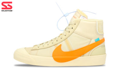 Pre-owned Nike Blazer Mid X Off-white All Hallows Eve 2018 (aa3832-700) Men's Size 4-13 In Ivory