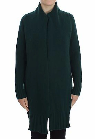 Pre-owned Dolce & Gabbana Sweater Cardigan Cashmere Green Knitted It36 / Us2/ Xs Rrp $2600