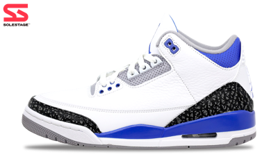 Pre-owned Jordan Nike  3 Retro Racer Blue 2021 (ct8532-145) Men's Size 7-11