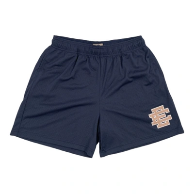 Pre-owned Eric Emanuel Basic Shorts Navy Coral