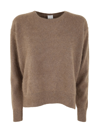 CT PLAGE CREW NECK SWEATER WITH SIDE SLITS,21355