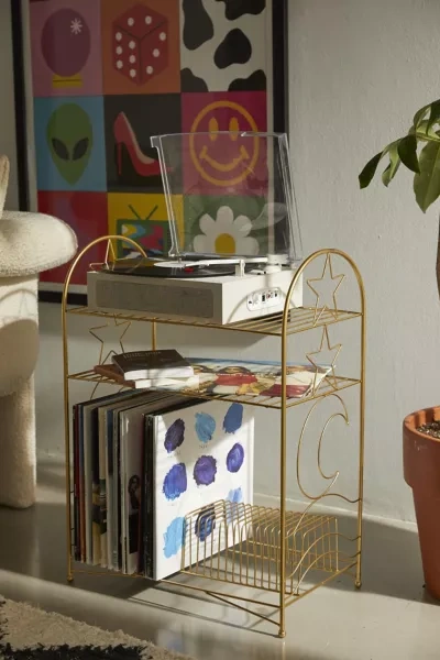 Urban Outfitters Celestial Vinyl Storage Rack