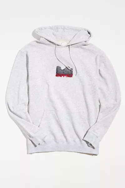 Gramicci Yosemite Embroidered Hoodie Sweatshirt In Grey