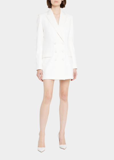 A.l.c Edie Double-breasted Blazer Dress In Daikon Off White