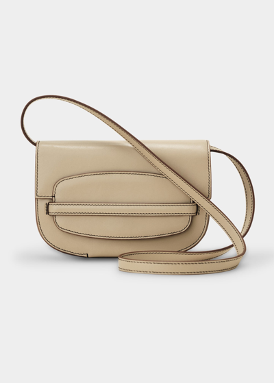 Savette Sport Convertible Leather Crossbody Bag In Bone