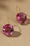 By Anthropologie Floating Crystal Earrings In Purple