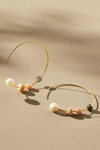 Chan Luu Gaia Hoops In Beige
