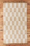 Amber Lewis For Anthropologie Checkered Jute Rug By  In Beige Size 8 X