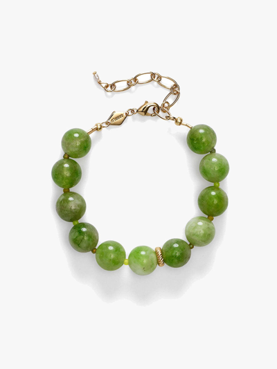 Anni Lu Women's Green Bowl Quartz Pearl Bracelet