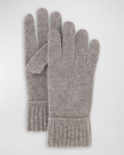 Gorski Cashmere Gloves In Gray