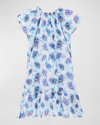 VILEBREQUIN GIRL'S FLASH FLOWERS COTTON VOILE DRESS