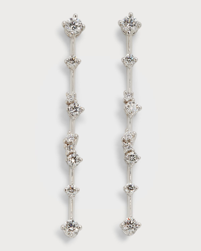 Platinum Born Platinum 18-diamond Dangle Earrings