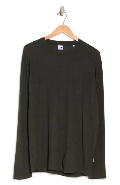 Nn07 Kurt Long Sleeve T-shirt In Armydnu