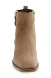 Aquatalia Colbie Water Resistant Suede Bootie In Light Taupe