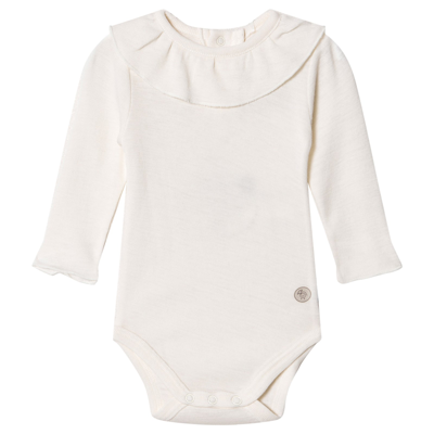 Lillelam Kids' Wool Body With Collar White
