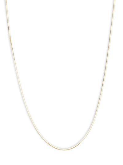 Saks Fifth Avenue Women's 14k Yellow Gold Octagonal Snake Chain Necklace/24"