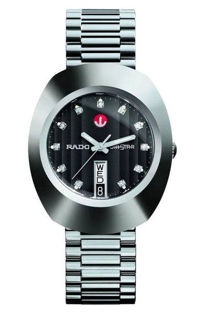 Rado The Original Automatic Bracelet Watch, 35mm In Black